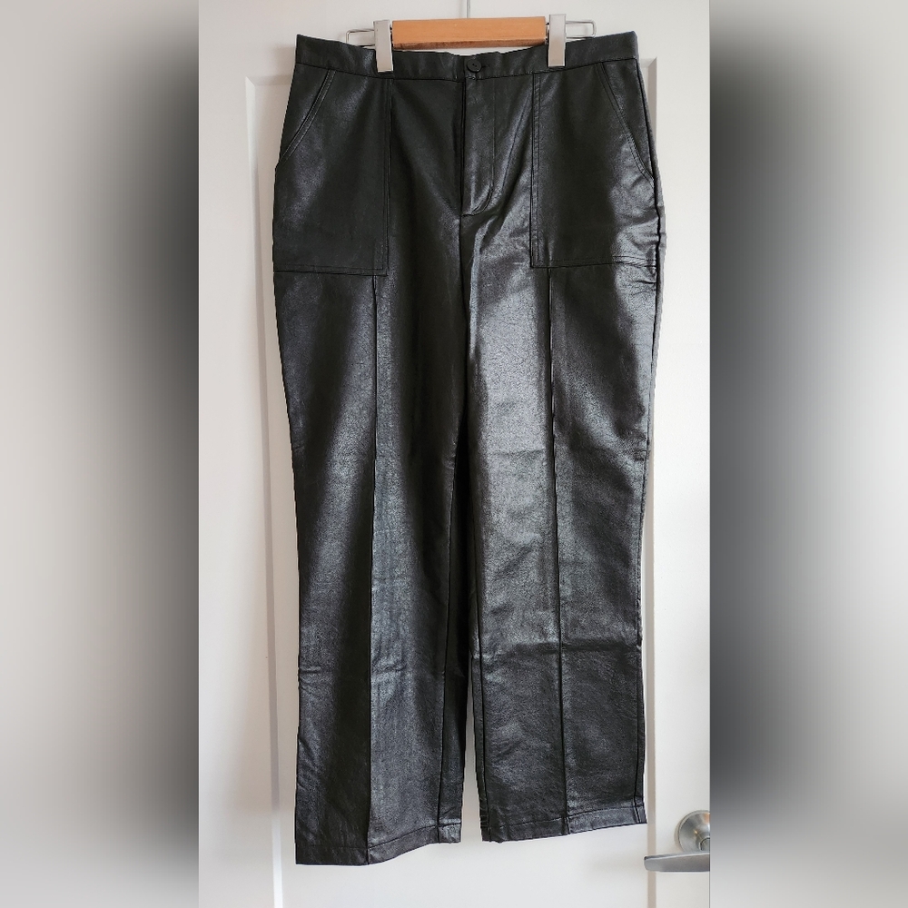🖤Princess Polly🖤 PU leather "Encore" pants, black size 12